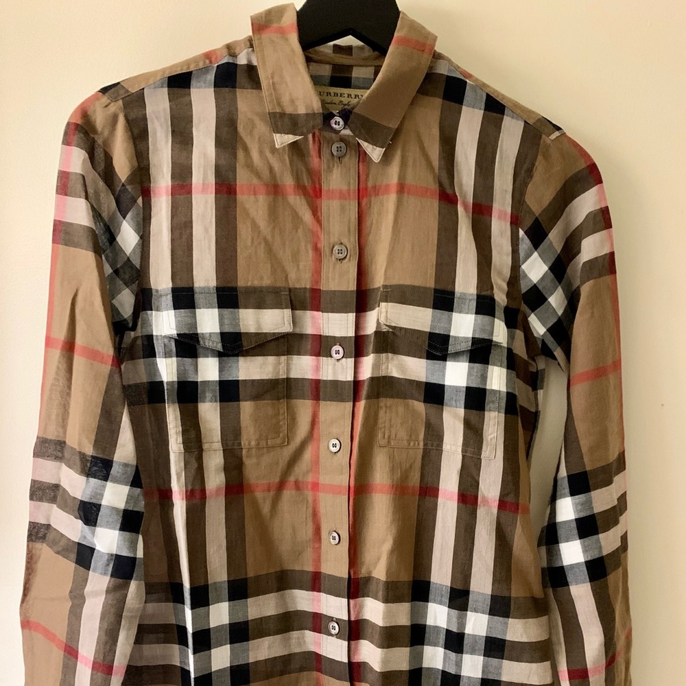 Burberry Women’s Classic Check Button-down